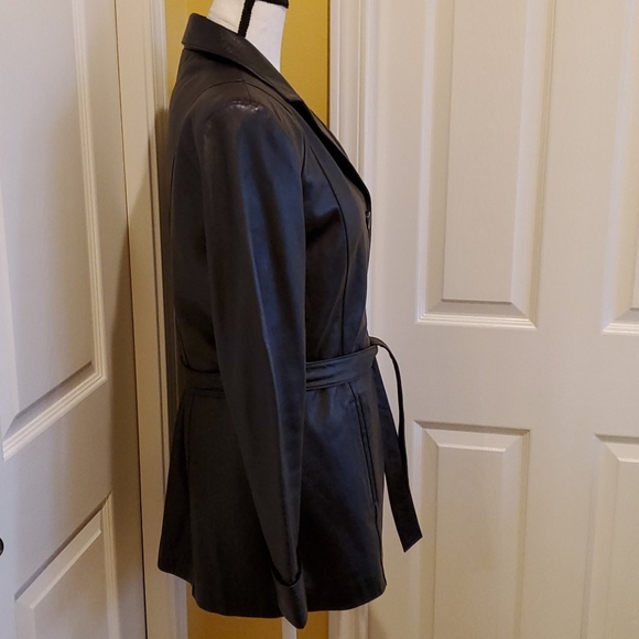 BLACK WILSON LEATHER JACKET, SIZE M, NEW - Picture 11 of 16